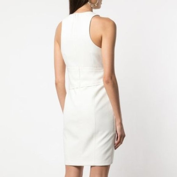 cinq a sept Cassaleigh Ivory Tie-Waist Dress 4 - Picture 5 of 15